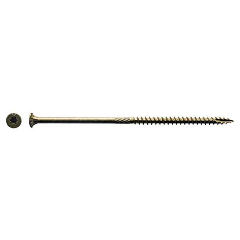 (750 Count) Big Timber BTX105 10 x 5″ Bronze Star Flat Head Screws