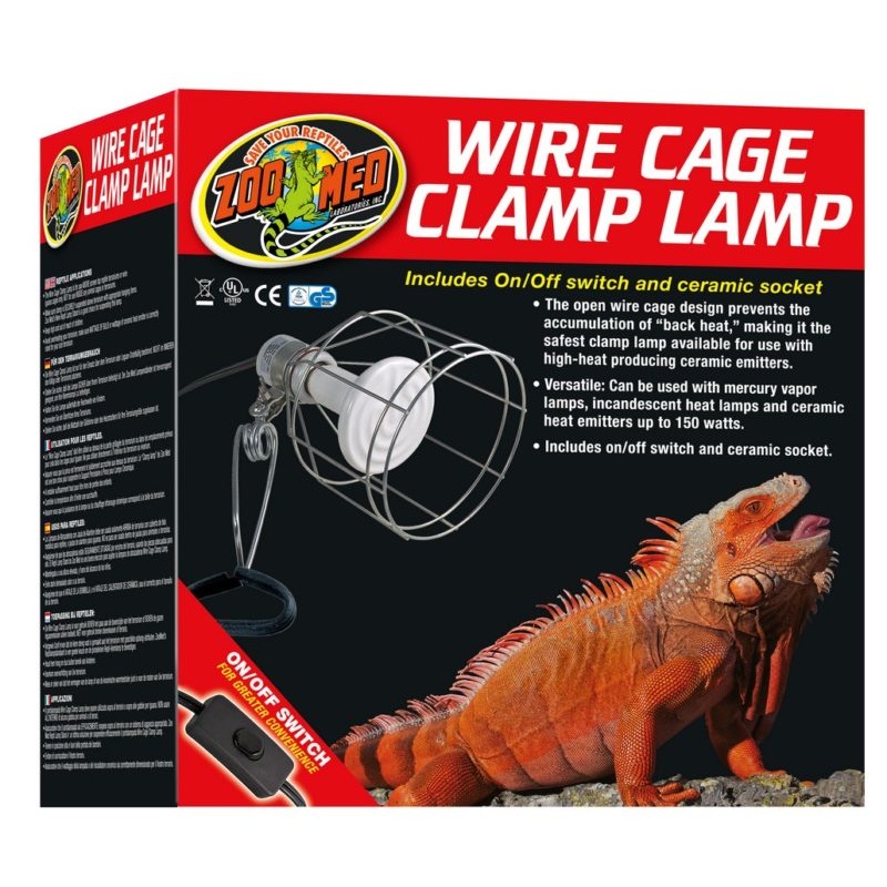 Zoo Med Wire Cage Clamp Lamp