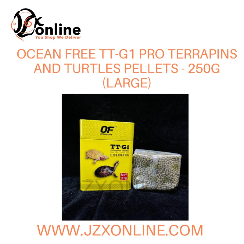 OCEAN FREE PRO SERIES TT-G1 (Pro Terrapins & Turtles Pellet) (Large) – 250g