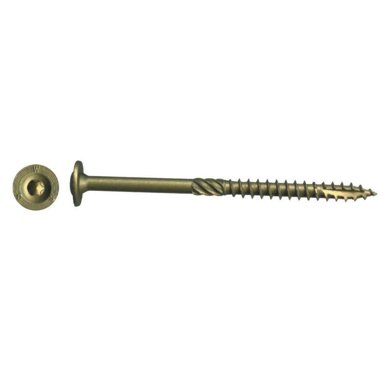 (500 Count) Big Timber CTX15312 15 x 3-1/2″ Bronze Lag Screw