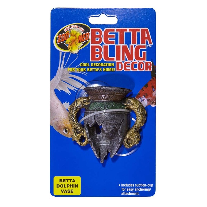 Zoo Med Betta Bling Dolphin Vase