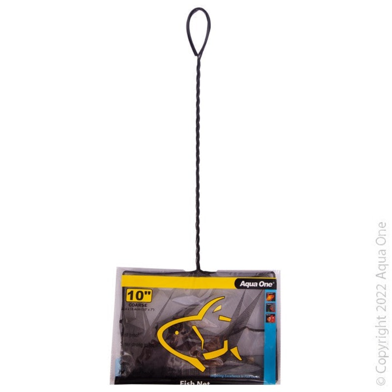 Aqua One Coarse Long Handle Fish Net 10″ (10574)