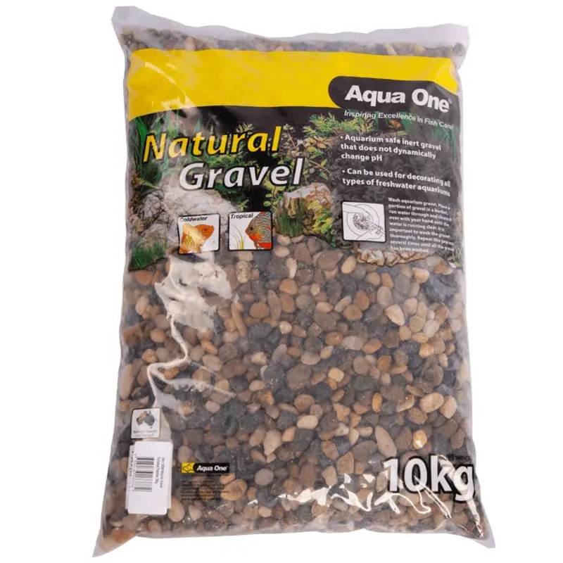 Aqua One Natural Gravel Polished Stone