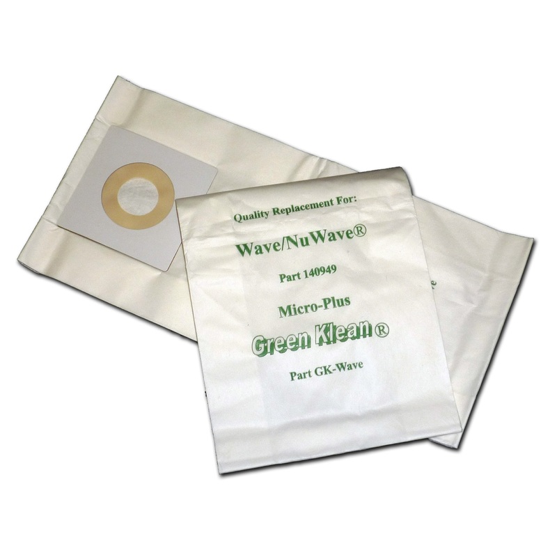 Green Klean GK-Wave Windsor NuWave, Wave and Ivacuum Replacement Vacuum Bags (Pack of 100)