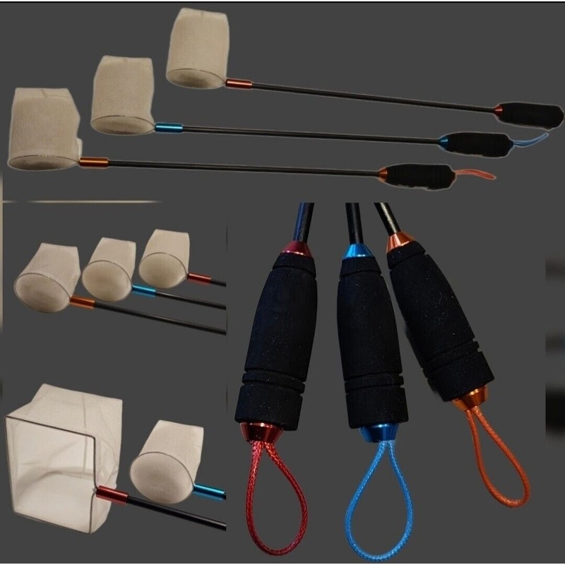 3d Anodised Custom Shrimp Net 40cm For Aquarium Shrimp Extra Fine Mesh Foam Grip