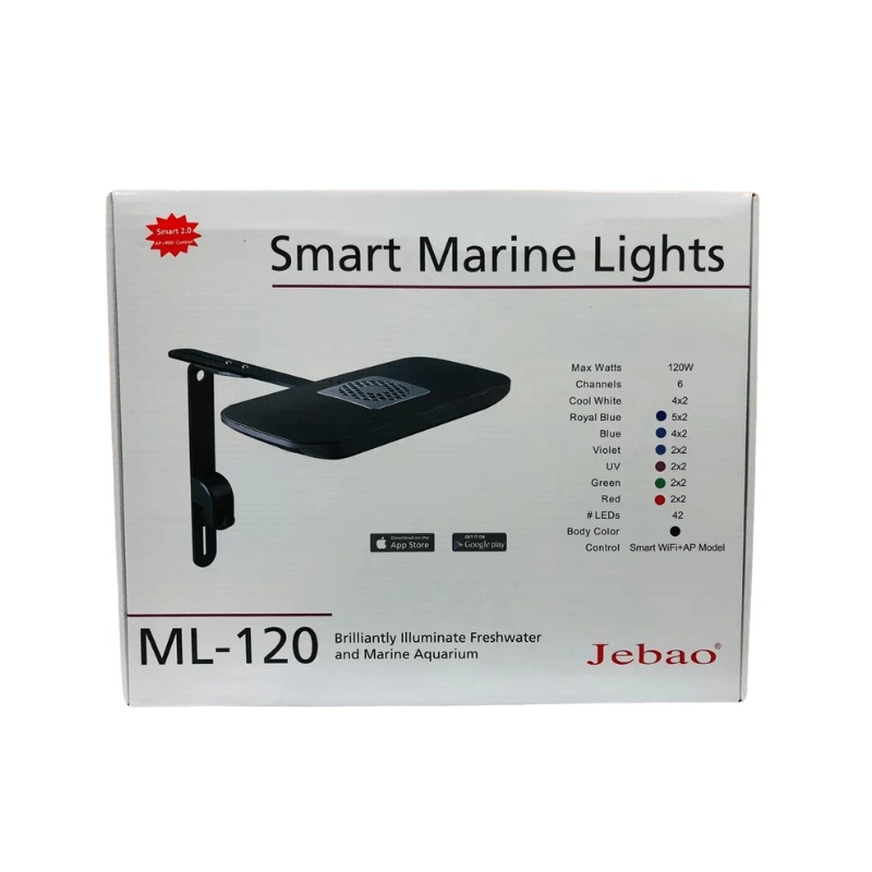 Jebao ML-120 Marine Led Light (for Reef Aquarium Fish Tank)