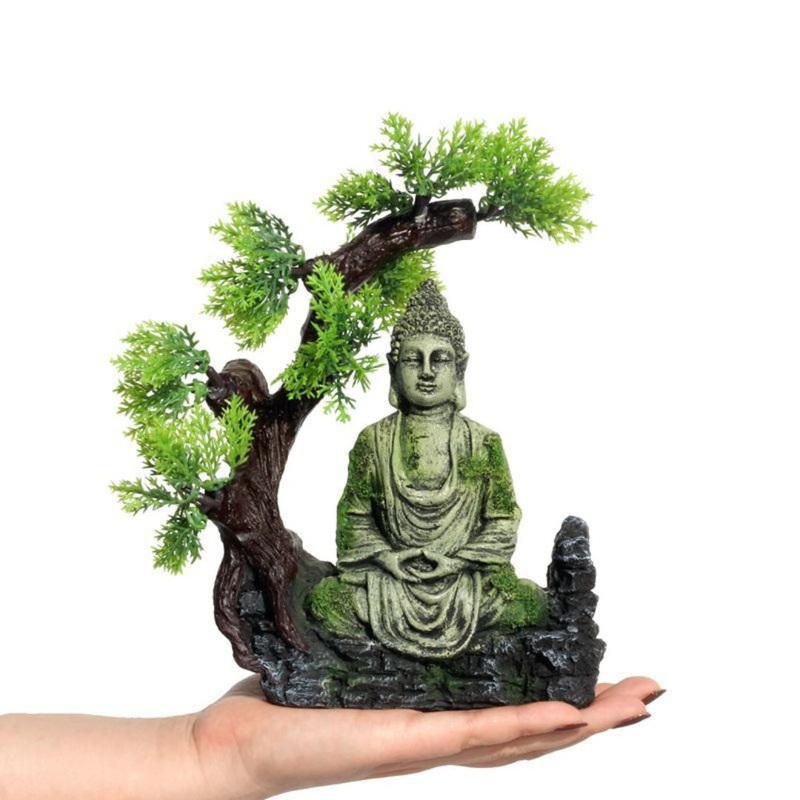 RQ19002P Buddha Aquarium Decoration 18x10x23cm