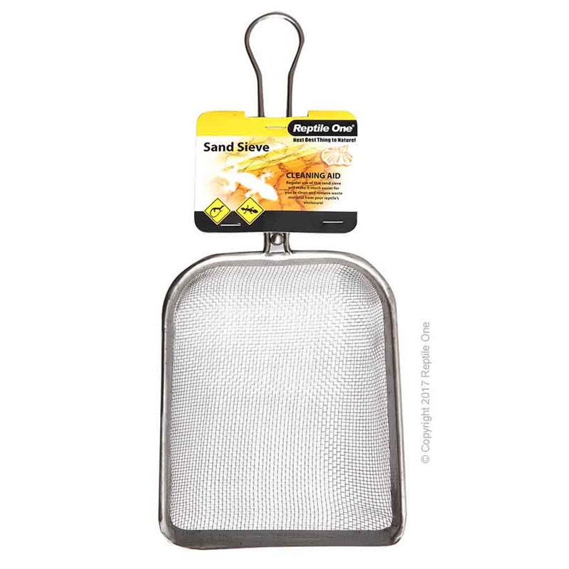 Reptile One Sand Sieve Stainless Steel Mesh 14x17cm