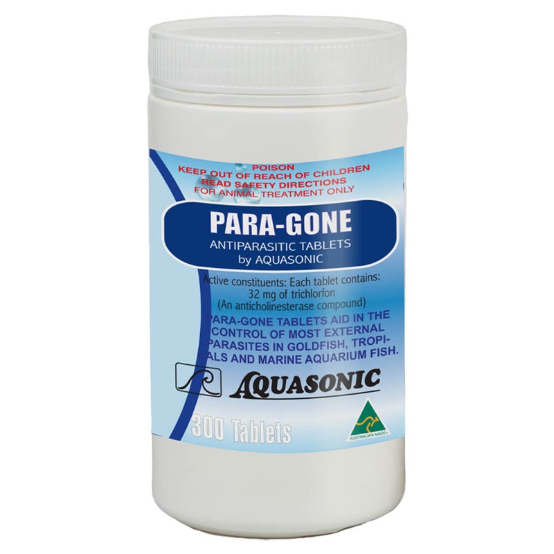 Aquasonic Paragone 300 Tablets for Lice, Fluke and Worms – Australian Made