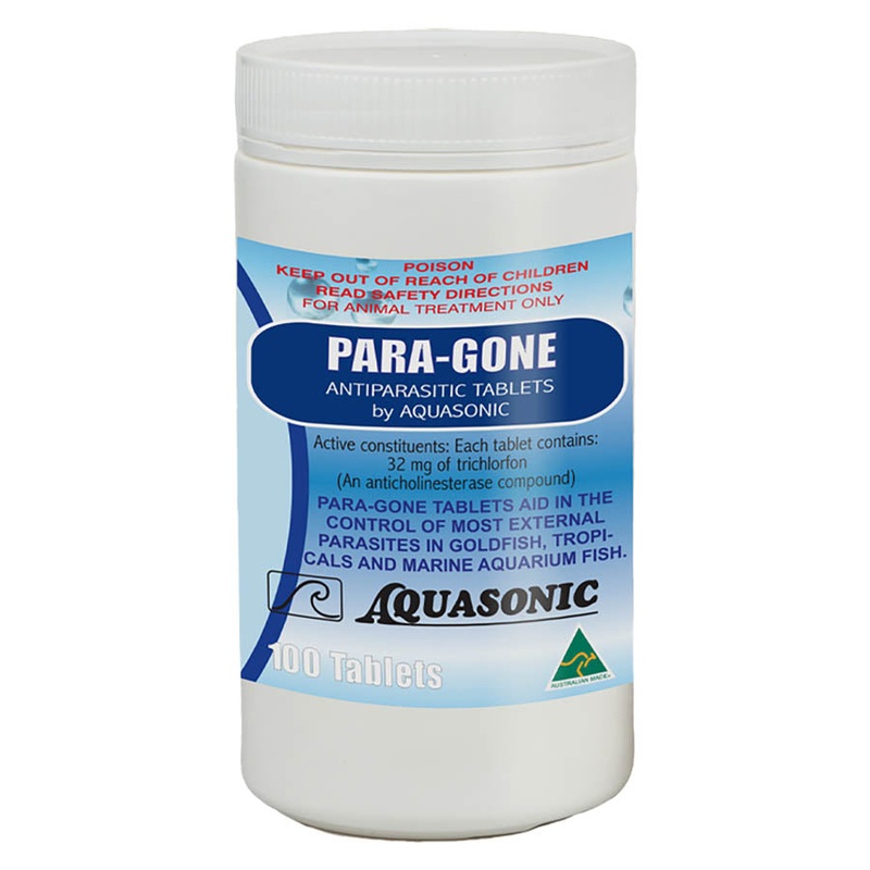Aquasonic Paragone 100 Tablets for Lice, Fluke and Worms – Australian Made