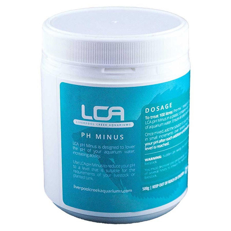 LCA Ph Minus Powder Water Treatments 500g – Liverpool Creek Aquariums