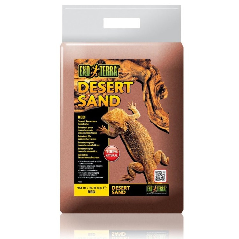 Exo Terra Desert Sand, Red Terrarium Substrate 10 lb