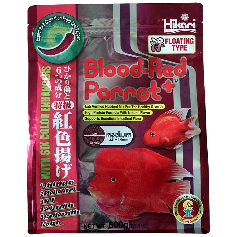 Hikari Blood Red Parrot Plus Medium 600g