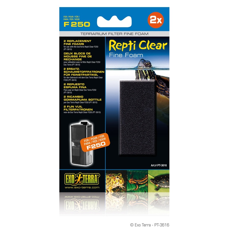 Exo Terra Repti Clear F250 Fine Foam – 2 Pack
