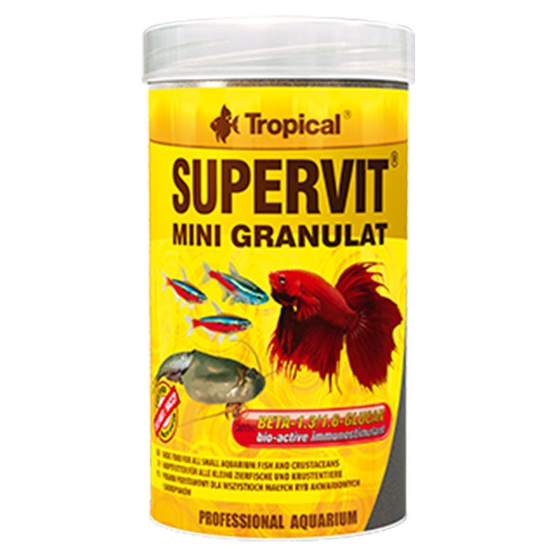 Tropical Supervit Mini Granulat 250ml – 162g – .5mm Pellet Food