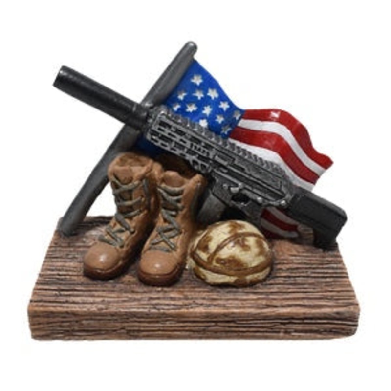 4″ FALLEN SOLDIER RESIN ORNAMENT