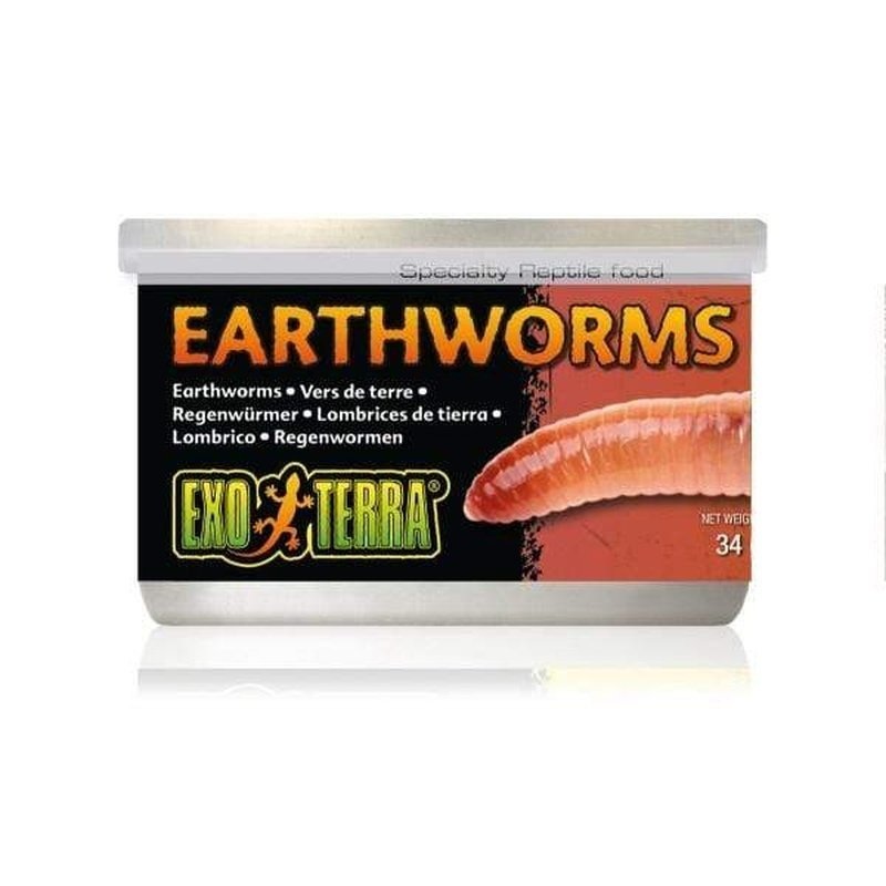 Exo Terra Canned Earthworms 34gm
