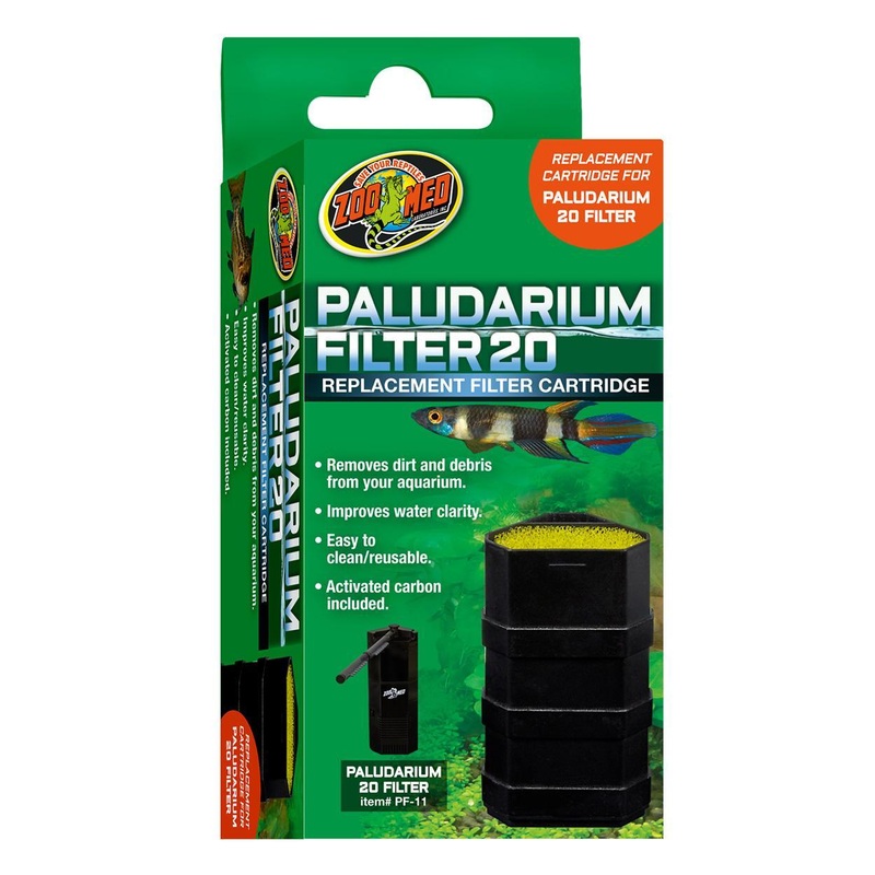 Zoo Med Paludarium Filter Cartridge – up to 20 gallons
