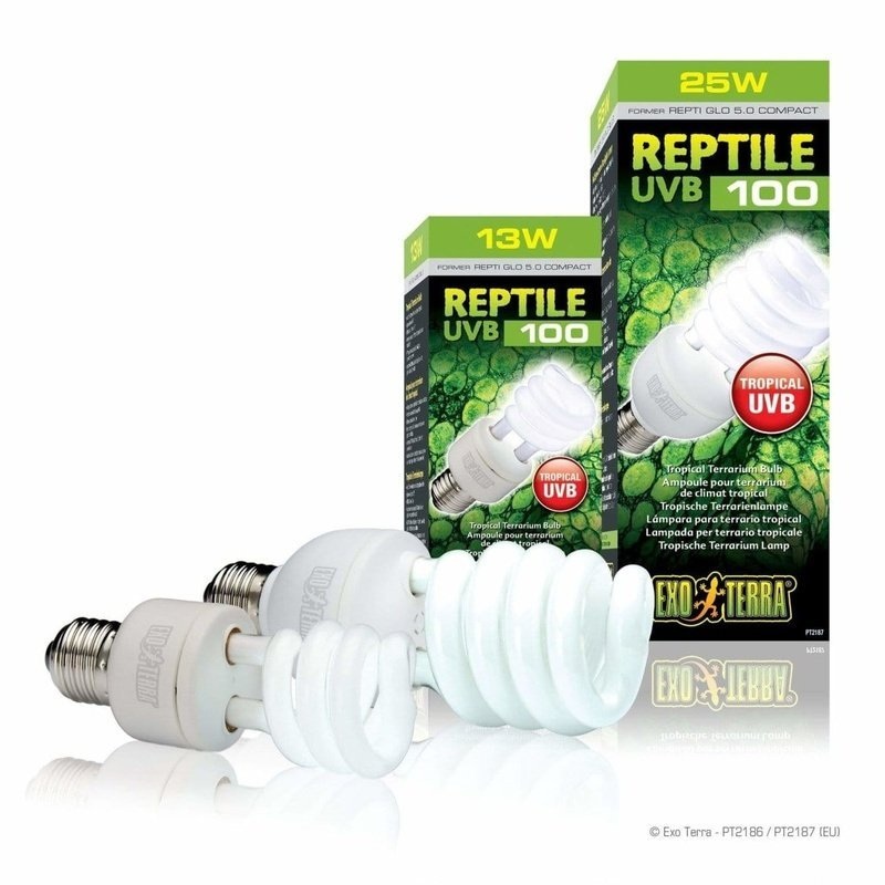 Exo Terra Reptile UVB100 Tropical Terrarium Bulb