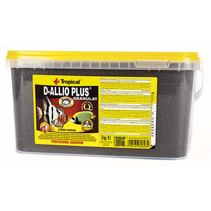Tropical D-Allio Plus Granulat 1.2mm Pellet 3kg Fish Food – Special Order