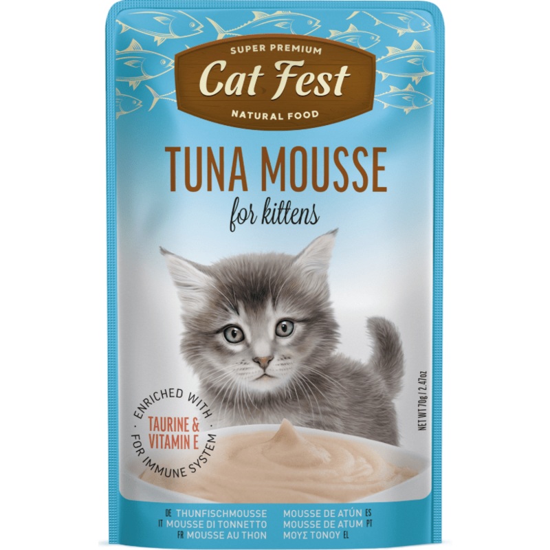 Cat Fest Tuna Mousse for Kittens 70gr