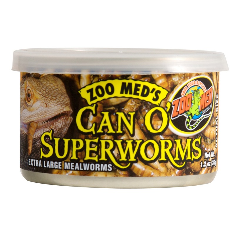 Zoo Med Can O’ Superworms 1.2 oz